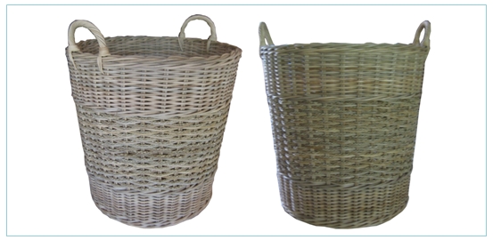 keranjang rotan rattan and seagrass log